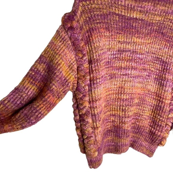 DEX Space Dye Button Front Oversized Cardigan - Picture 9 of 14